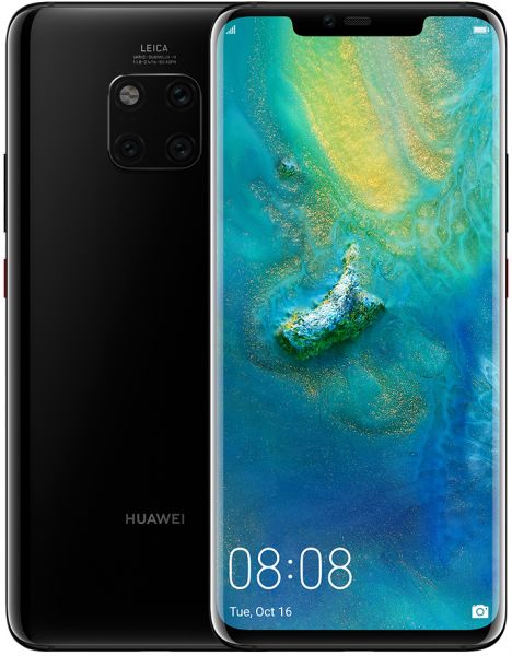 HUAWEI MATE 20 PRO Dual Sim - 128GB, 4G LTE, BLACK